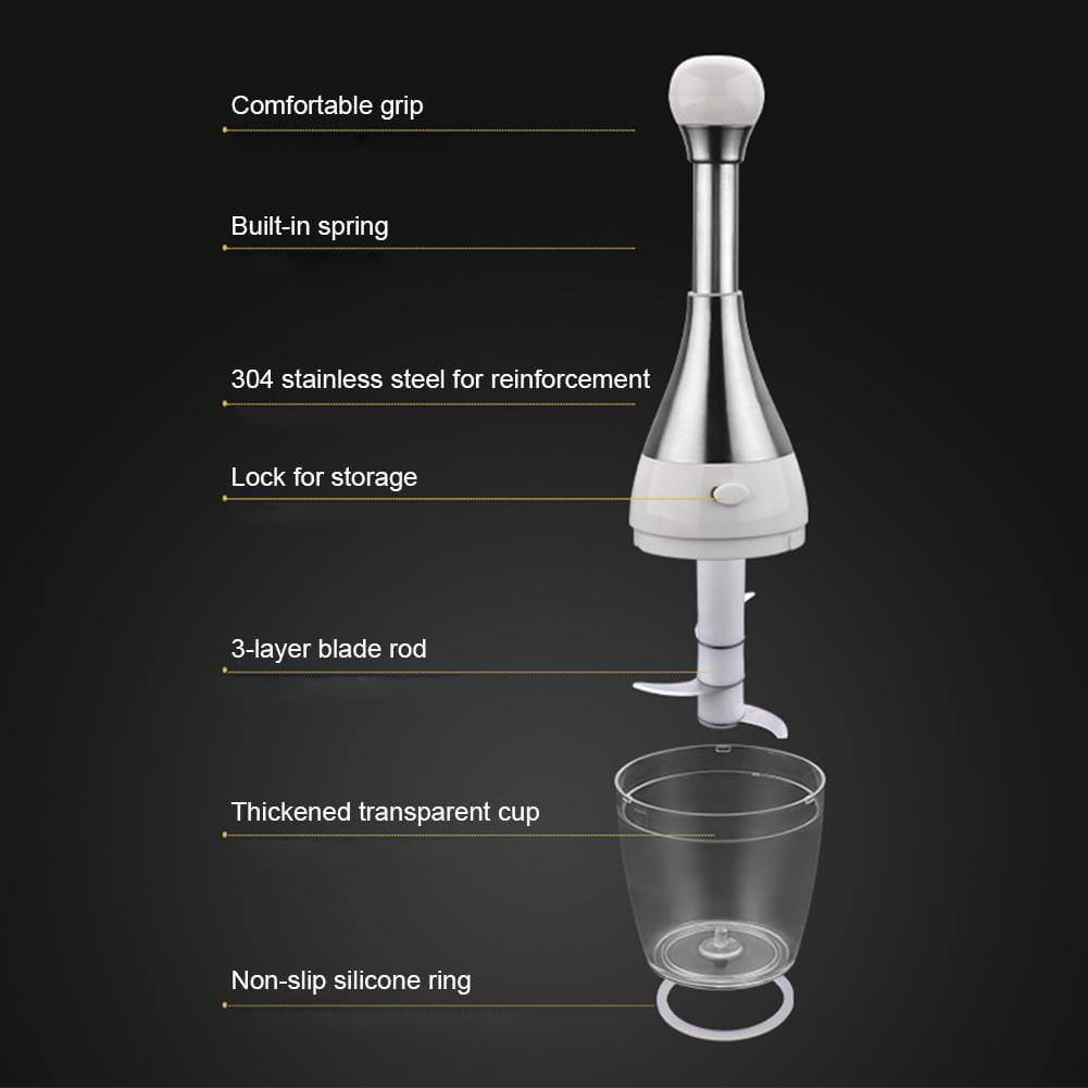 BowLift | Stainless Steel Quick Garlic Vegetable Chopper
