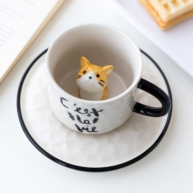 BowLift | Hidden Cat Ceramic Mug