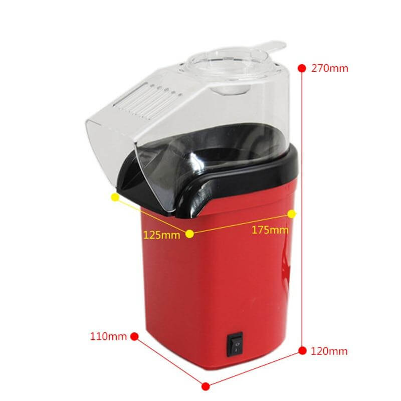 BowLift | Mini Household Healthy Hot Air Popcorn Maker