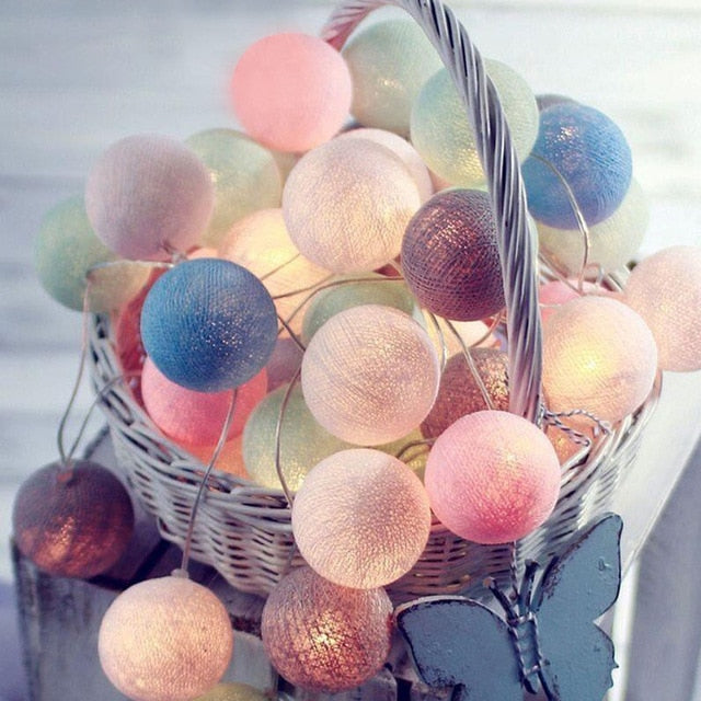 BowLift | Royallure Cotton Balloon String Lights – Cozy Decoration for Home & Celebrations