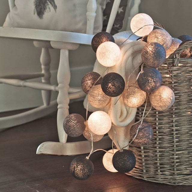 BowLift | Royallure Cotton Balloon String Lights – Cozy Decoration for Home & Celebrations