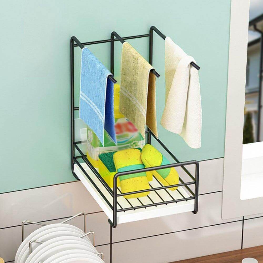BowLift | Iron Space Saving Kitchen Sink Drying Rack