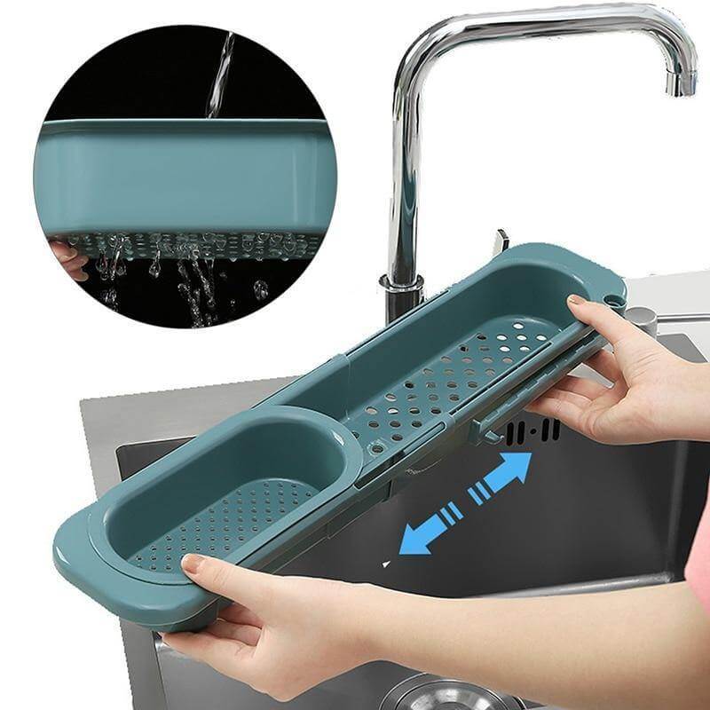 BowLift | Kitchen Retractable Sink Rack Organizer