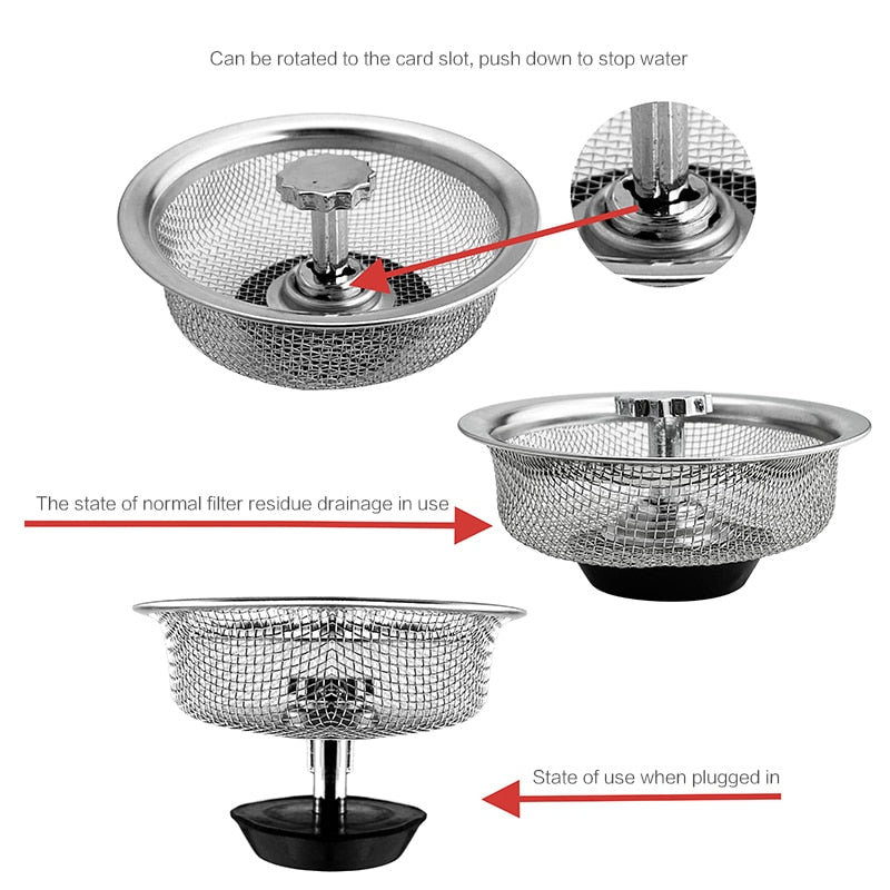 BowLift | Kitchen Sink Drain Filter Mesh