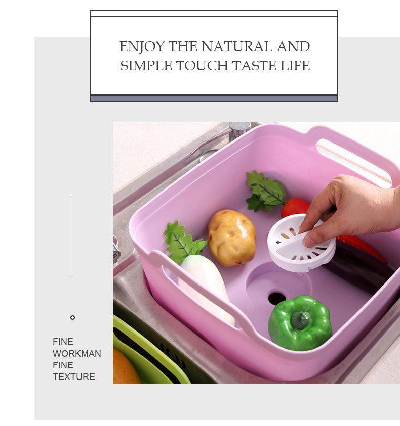 BowLift | Portable Large Vegetable Washer Drain Basket