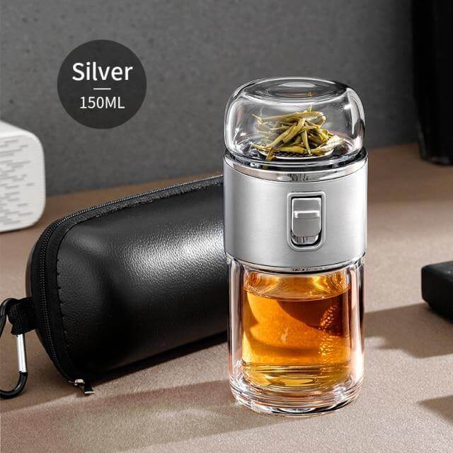 BowLift | Double Glass Portable Eco-Friendly Tea Infuser