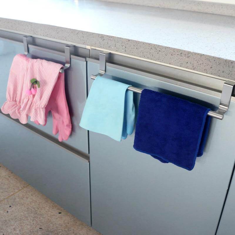 BowLift | Metal Durable Stainless Steel Cabinet Towel Hanger