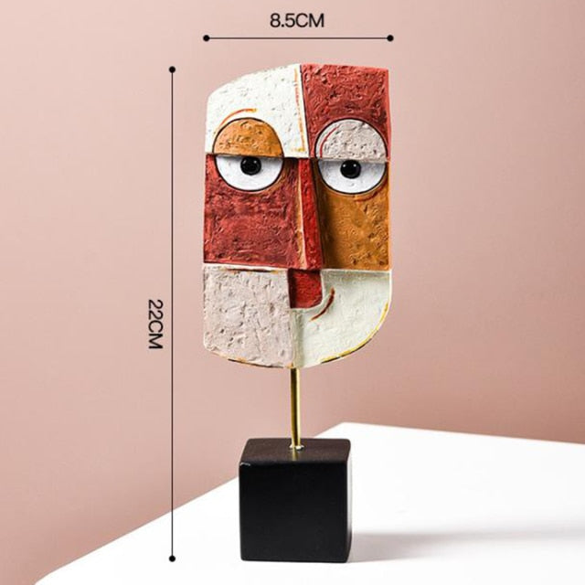 BowLift | Abstract Pop Art Face Home Sculpture
