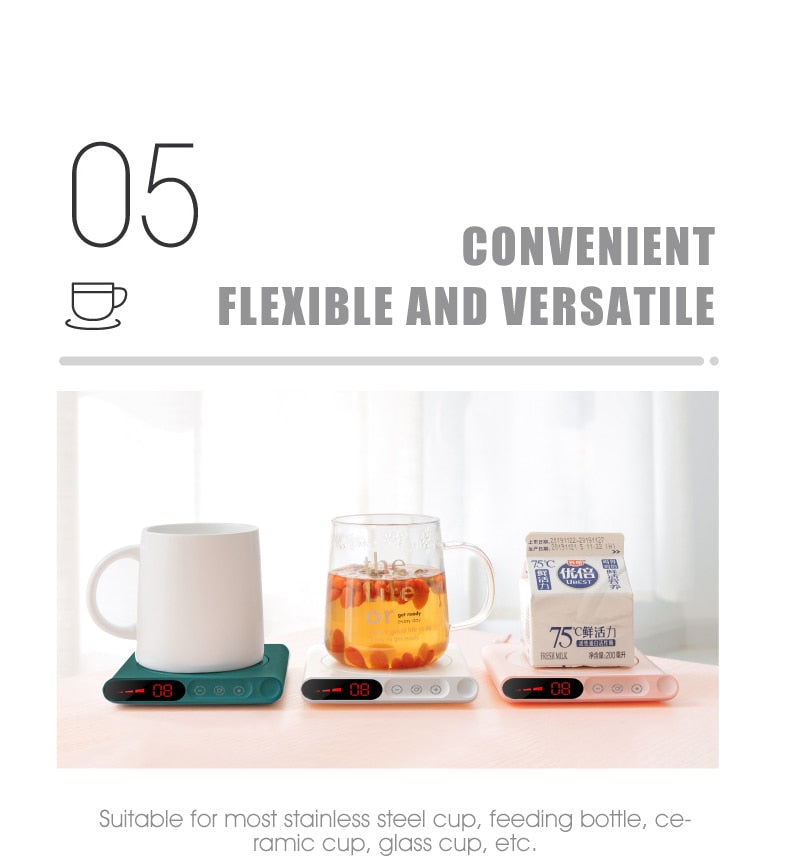 BowLift | Mini USB Mug Warmer Coasters