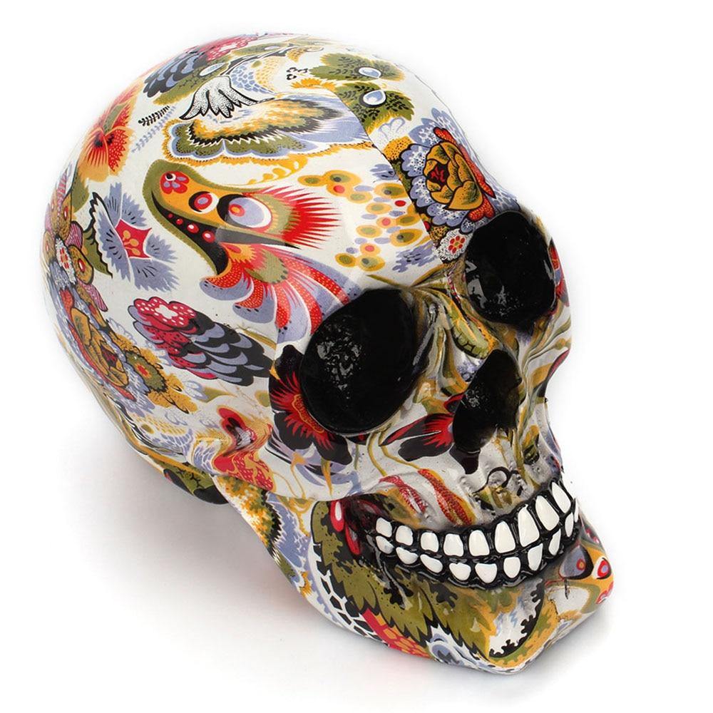 BowLift | Creative Colorful Resin Skull Halloween Party Decoration