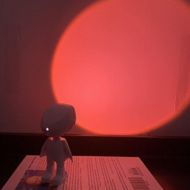 BowLift | Atmospheric Sunset Robot Lamp LED