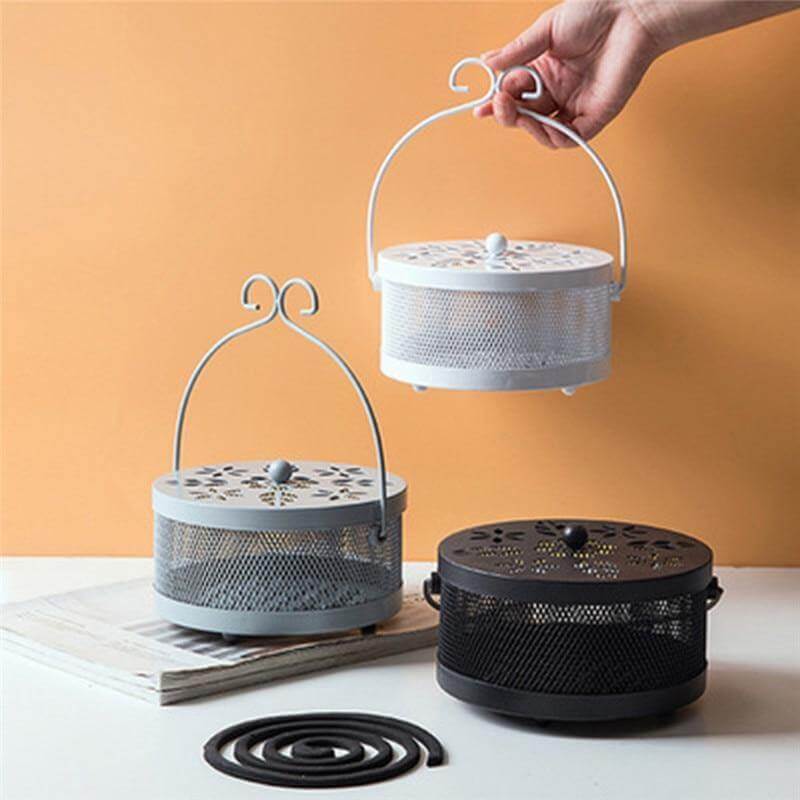 BowLift | Iron Metal Hollow Decorative Mosquito Incense Box