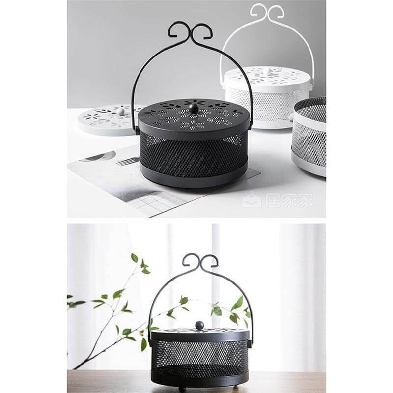BowLift | Iron Metal Hollow Decorative Mosquito Incense Box