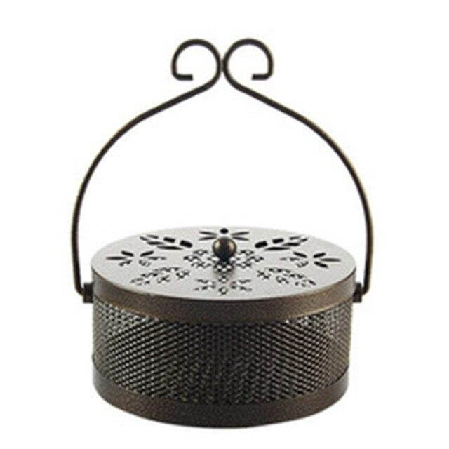 BowLift | Iron Metal Hollow Decorative Mosquito Incense Box
