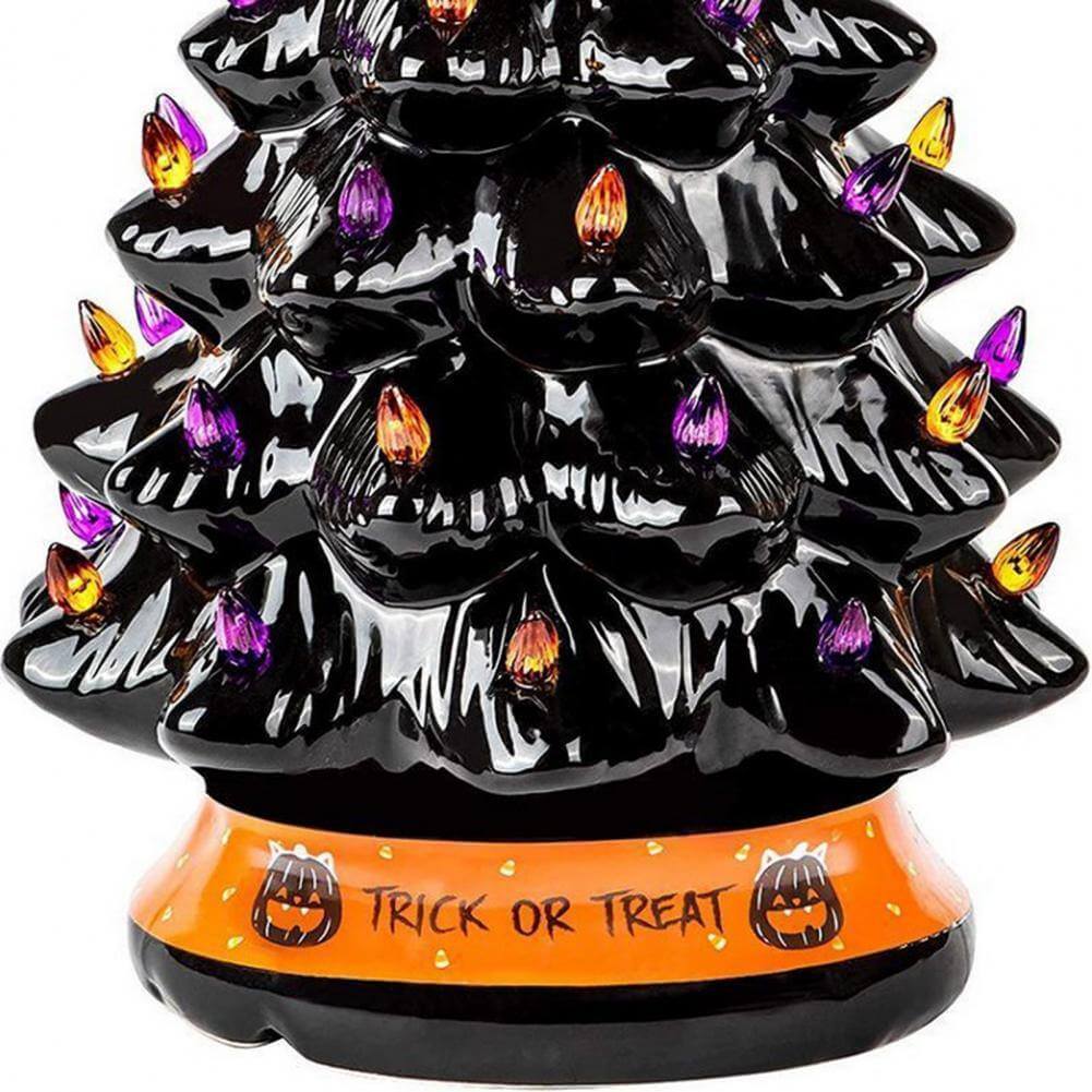 BowLift | LED Light Halloween Pumpkin Ornament Tree