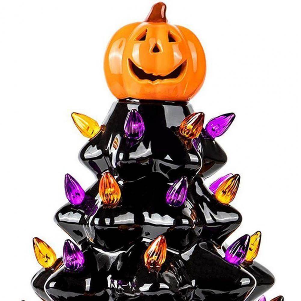 BowLift | LED Light Halloween Pumpkin Ornament Tree