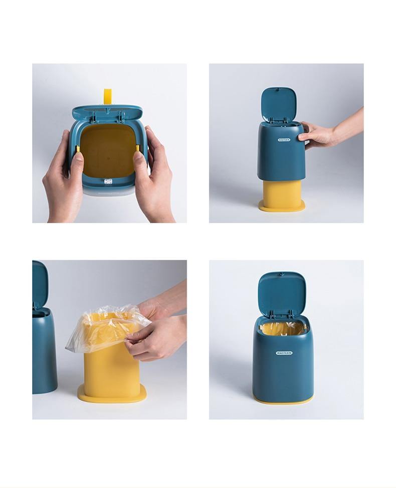 BowLift | Mini Desktop Portable Trash Can