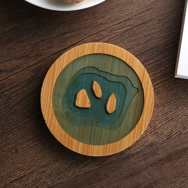 BowLift | Water Art Insulated Bamboo Coasters