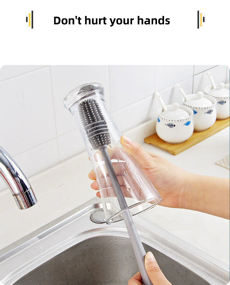 BowLift | Long Handle Silicone Easy Glass Cleaning Brush