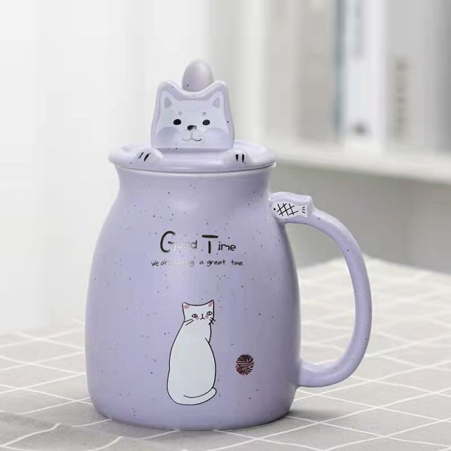 BowLift | Cute Cartoon Kitty Mug Set