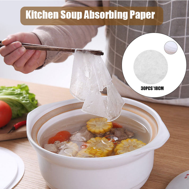 BowLift | 30pcs Oil-Absorbing Food Paper