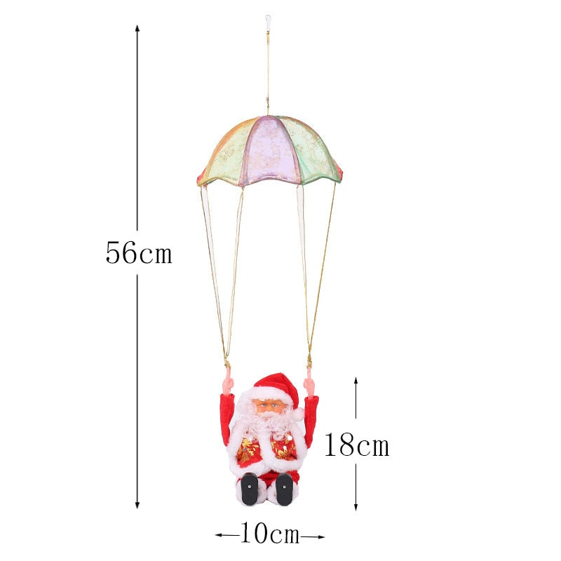 BowLift | Electric Santa Claus Parachute Christmas Toy