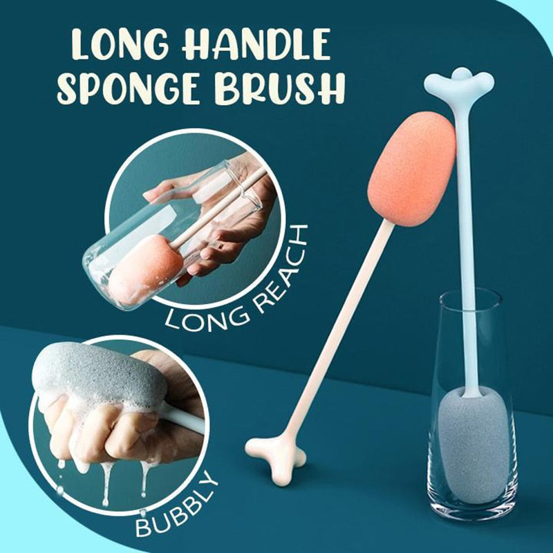 BowLift | Long Handle Vertical Cleaning Sponge Brush