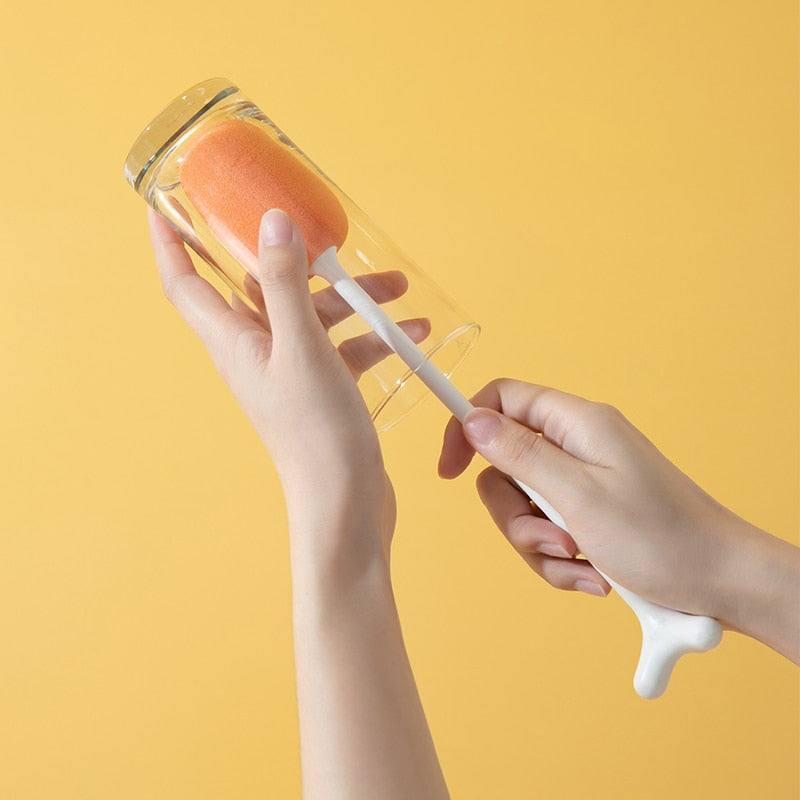 BowLift | Long Handle Vertical Cleaning Sponge Brush