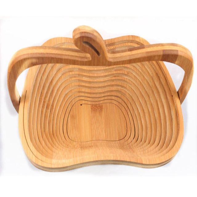 BowLift | Foldable All-Natural Wooden Fruit Bowl