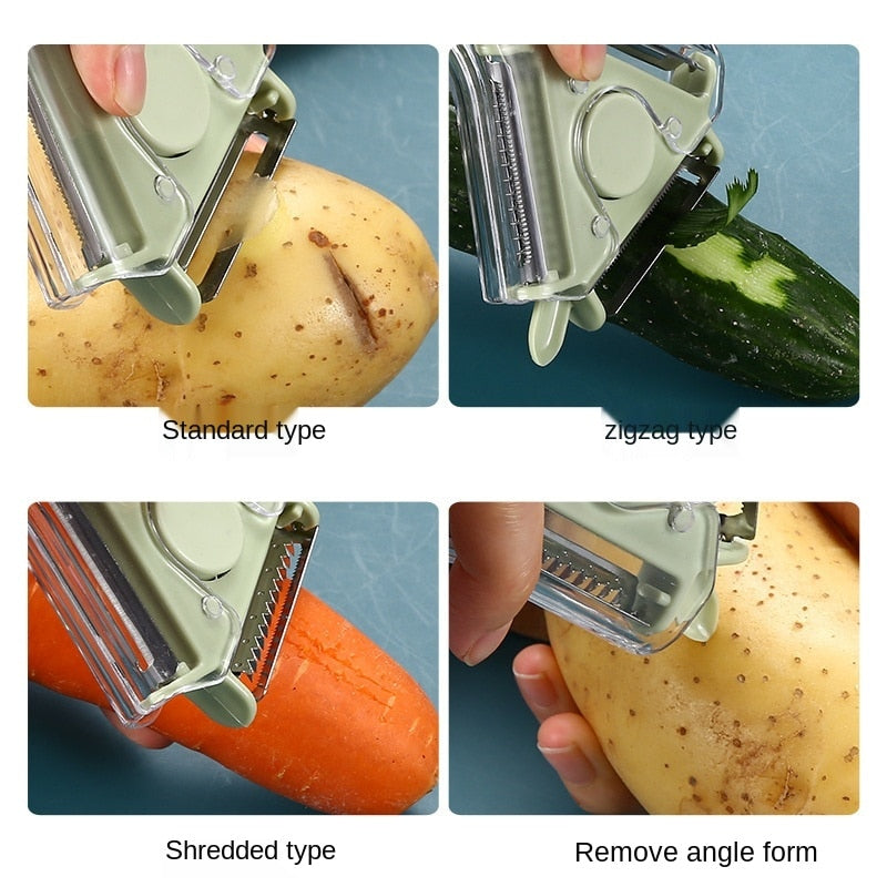 BowLift | Magic Multi-Blade Triangle Vegetable Peeler