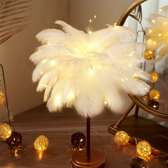 BowLift | Feather Palm Creative Table Lamp