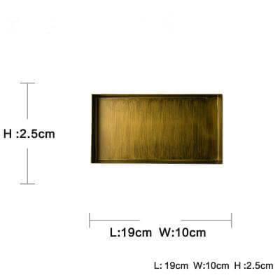 BowLift | Luxury Gold Color Metal Serving Trays