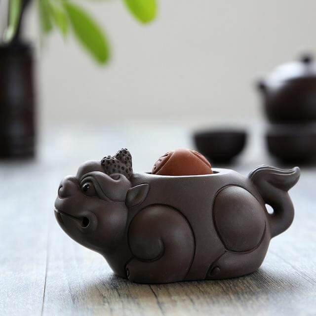 BowLift | Japanese Creative Toad Tea Pet Set