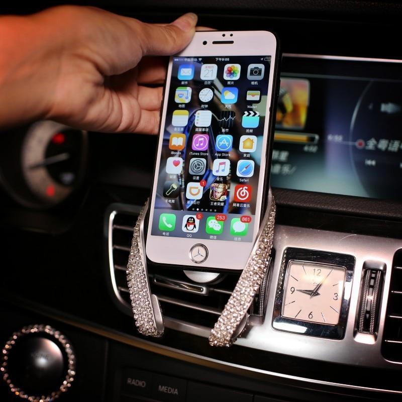 BowLift | Rhinestone Car Mobile Phone Holder