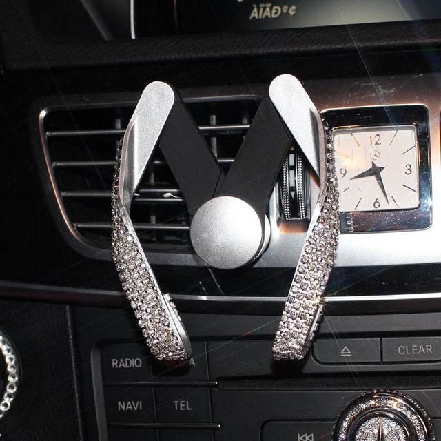 BowLift | Rhinestone Car Mobile Phone Holder