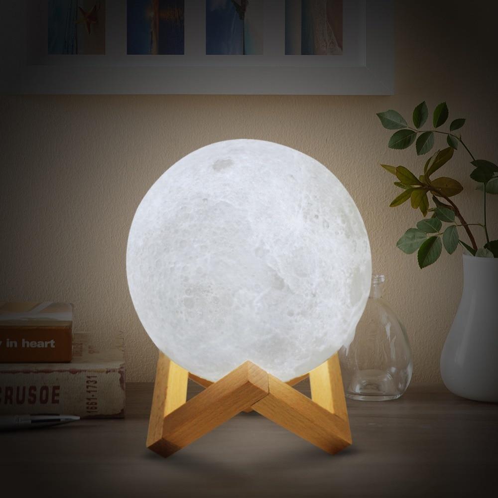 BowLift | Rechargeable Wireless Dual Color Lunar Full Moon Night LED Lamp
