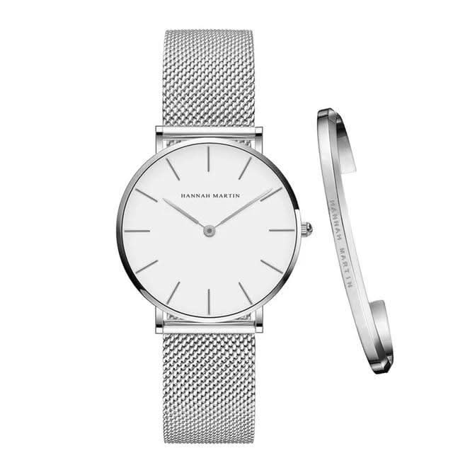 BowLift | Hannah Martin Women’s Watch with Adjustable Stainless Steel Band