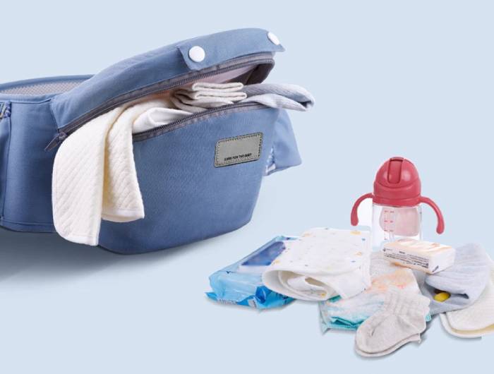 BowLift | 3-in-1 Ergonomic Baby Carrier with Storage Pouch – Soft Cotton Newborn to Toddler Carrier