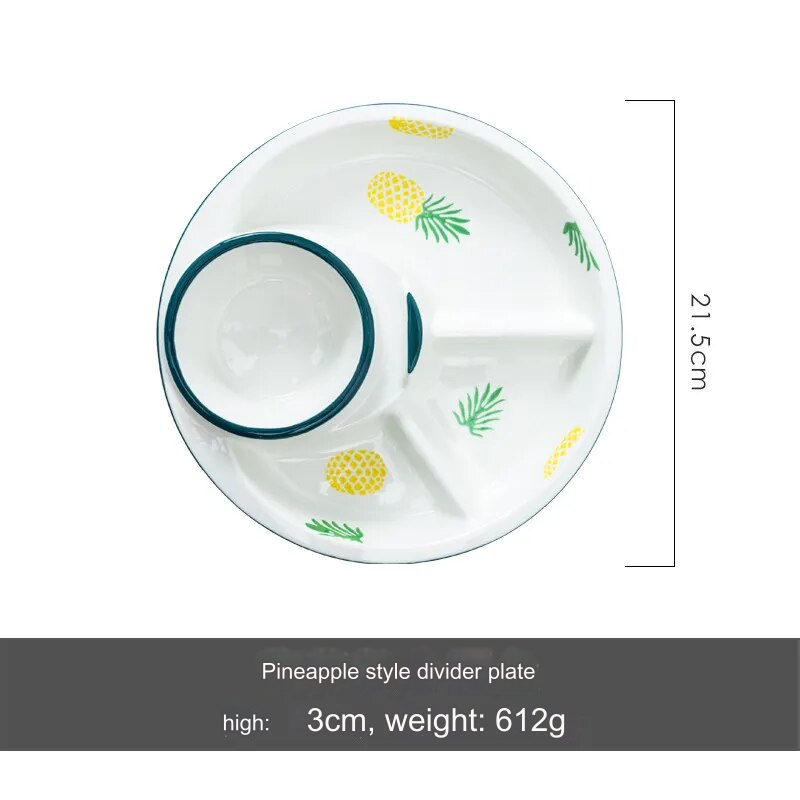 BowLift | Breakfast Combo Nordic Ceramic Plate