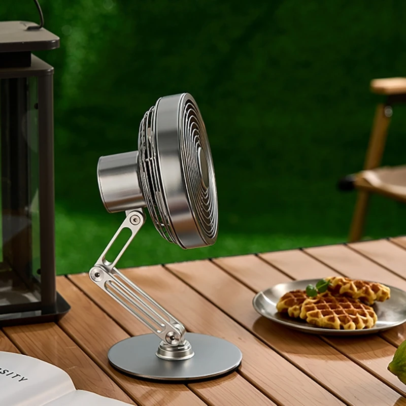 BowLift | Height-Adjustable Stand Compact Turbo Mini Desk Fan