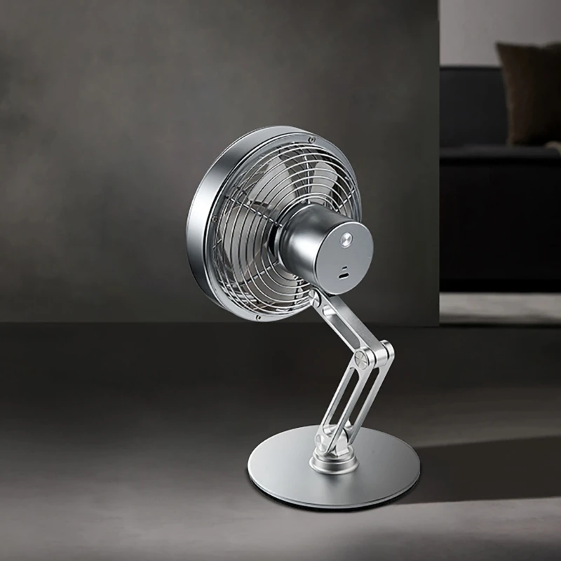 BowLift | Height-Adjustable Stand Compact Turbo Mini Desk Fan