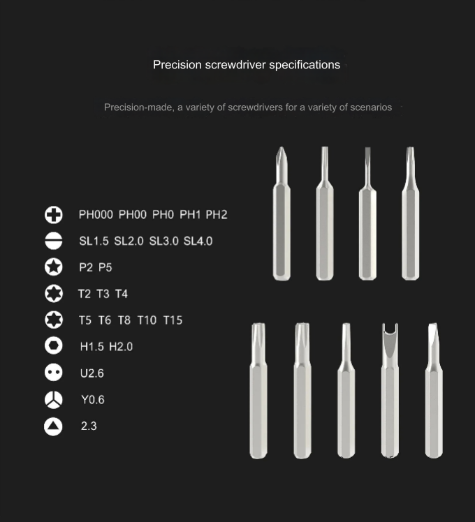 BowLift | Magnetic Precision Screwdriver Repair Set
