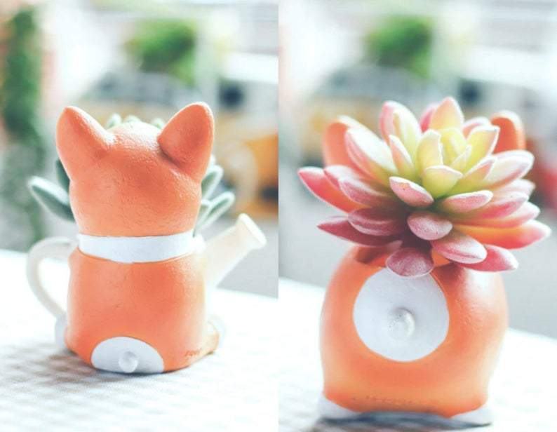 BowLift | Resin Corgi Mini Flower Pot