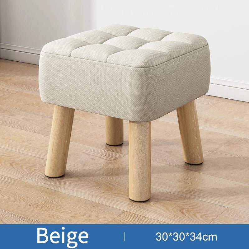 BowLift | Padded ottoman stool in retro style in pastel colors