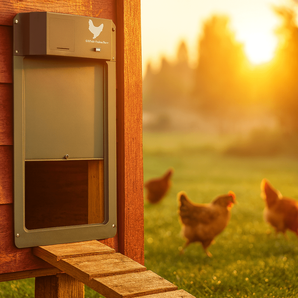BowLift | ROOSTSECURE – Automatic Chicken Coop Door with Light Sensor & Weather Protection