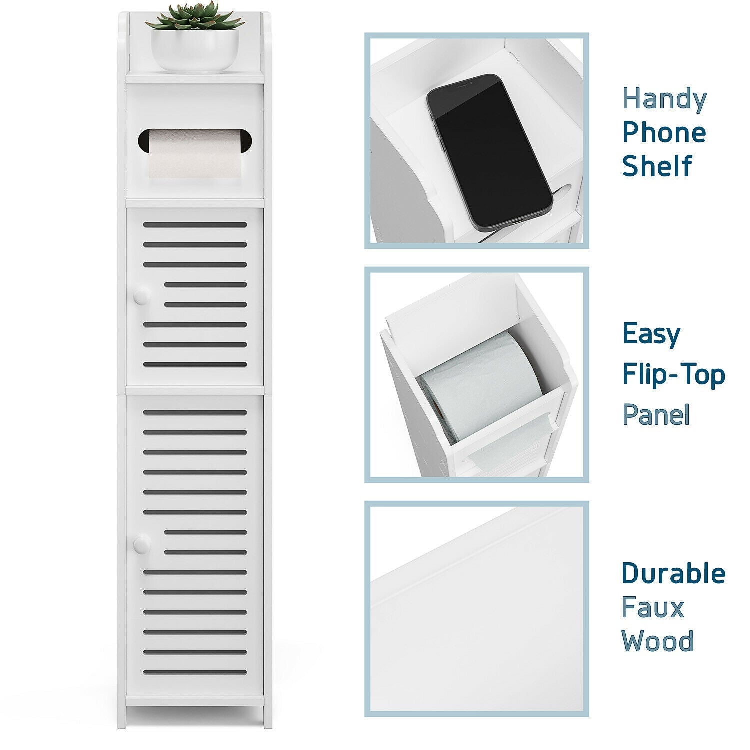 BowLift | Bathroom Storage Floor Cabinet