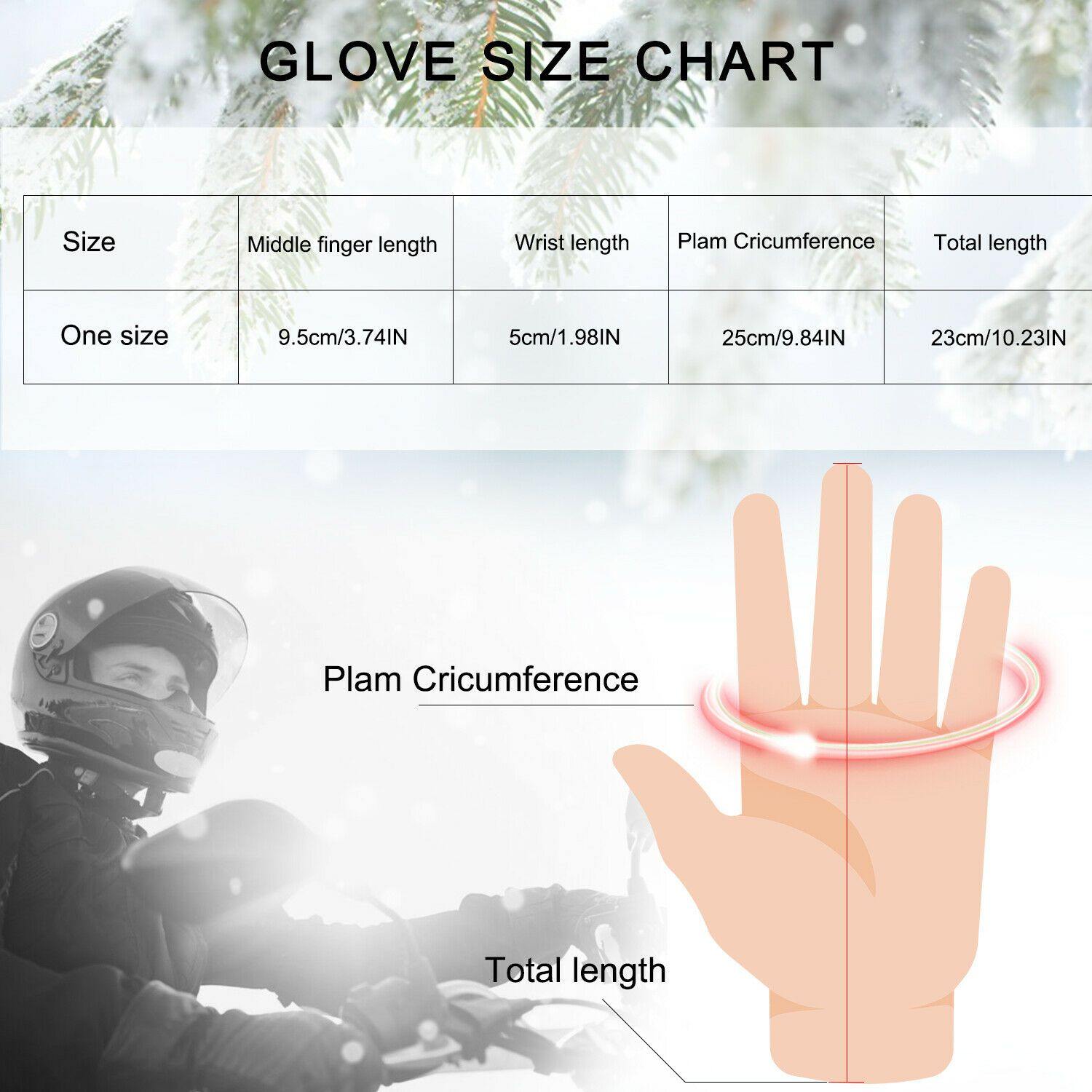 BowLift | -30℃ Waterproof, warm leather ski gloves for winter | Touchscreen compatible