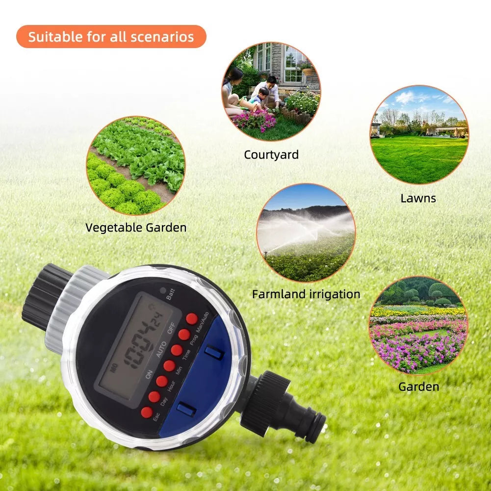 BowLift | Digital irrigation clock with LCD display – Automatic garden irrigation for plants