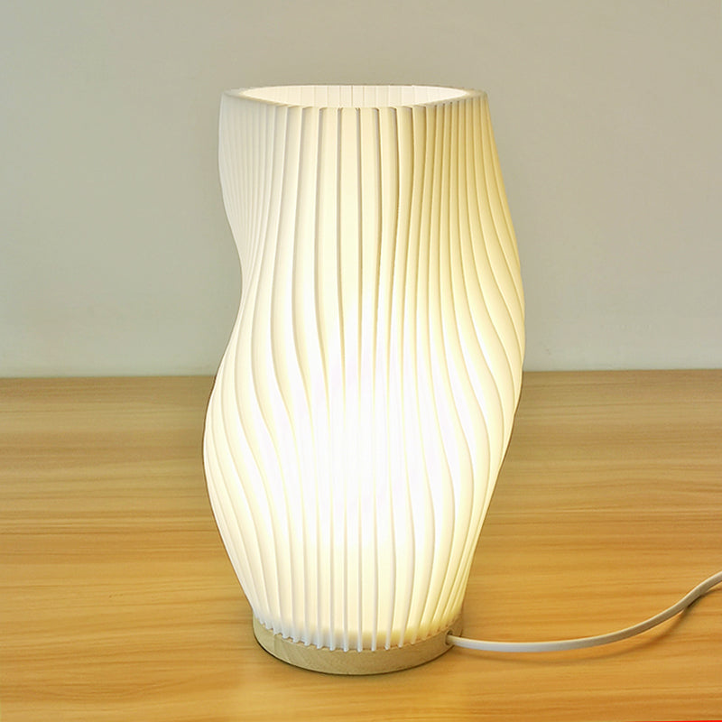 BowLift | Frenchlight Table Lamp - Elegant Pleated Table Lamp in French Cream for Atmospheric Spaces