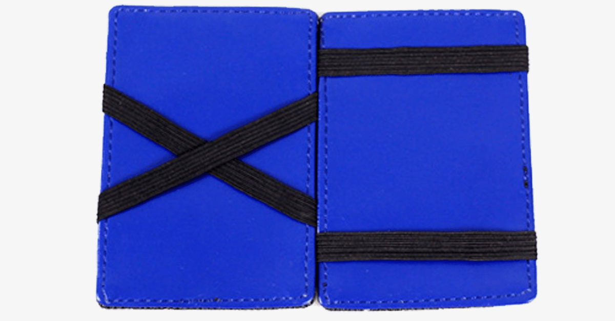 BowLift | Portable Leather Card Holder - Foldable - Various Colors - Wallet Case for Money & Cards